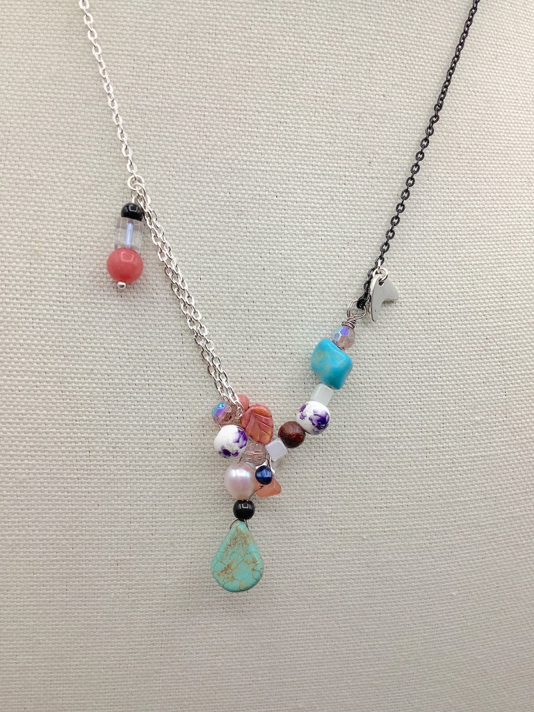 Pearl and Turquoise Necklace