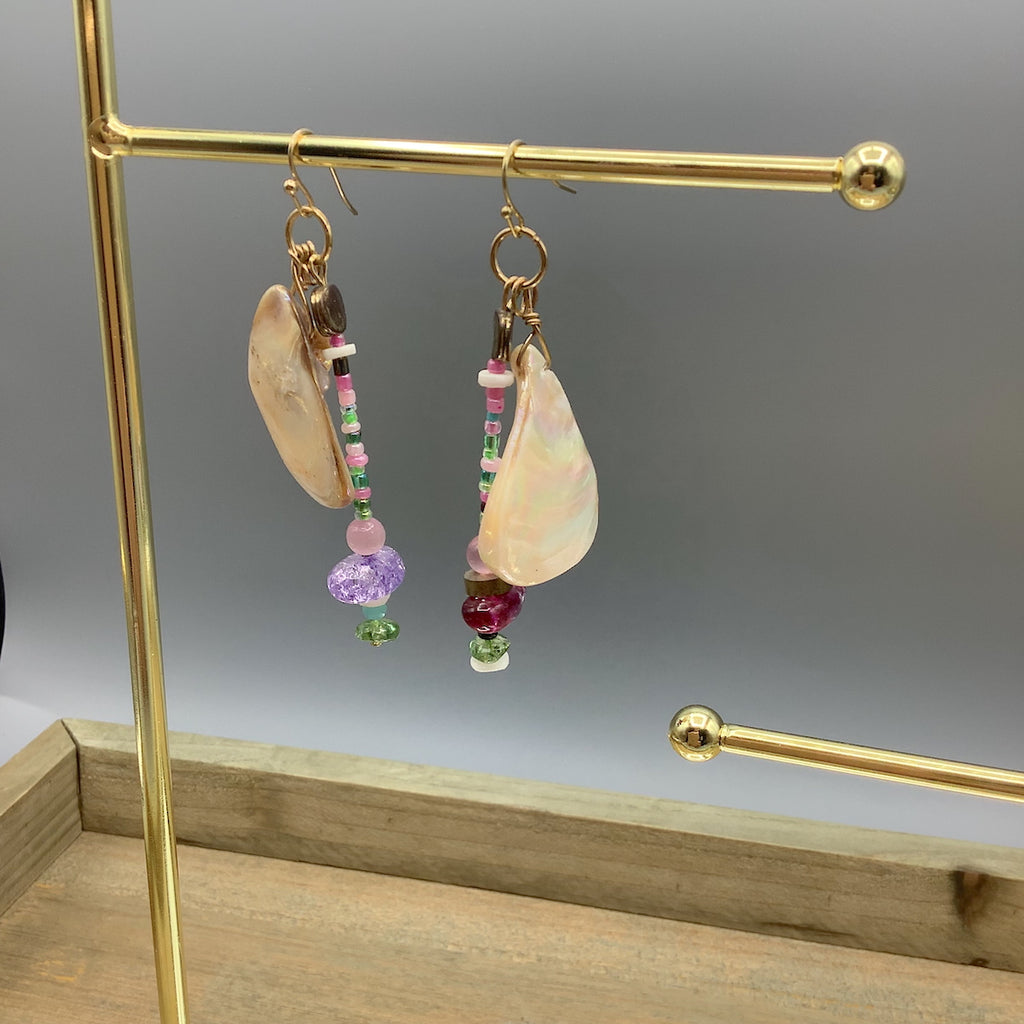 Shell Bead Earrings