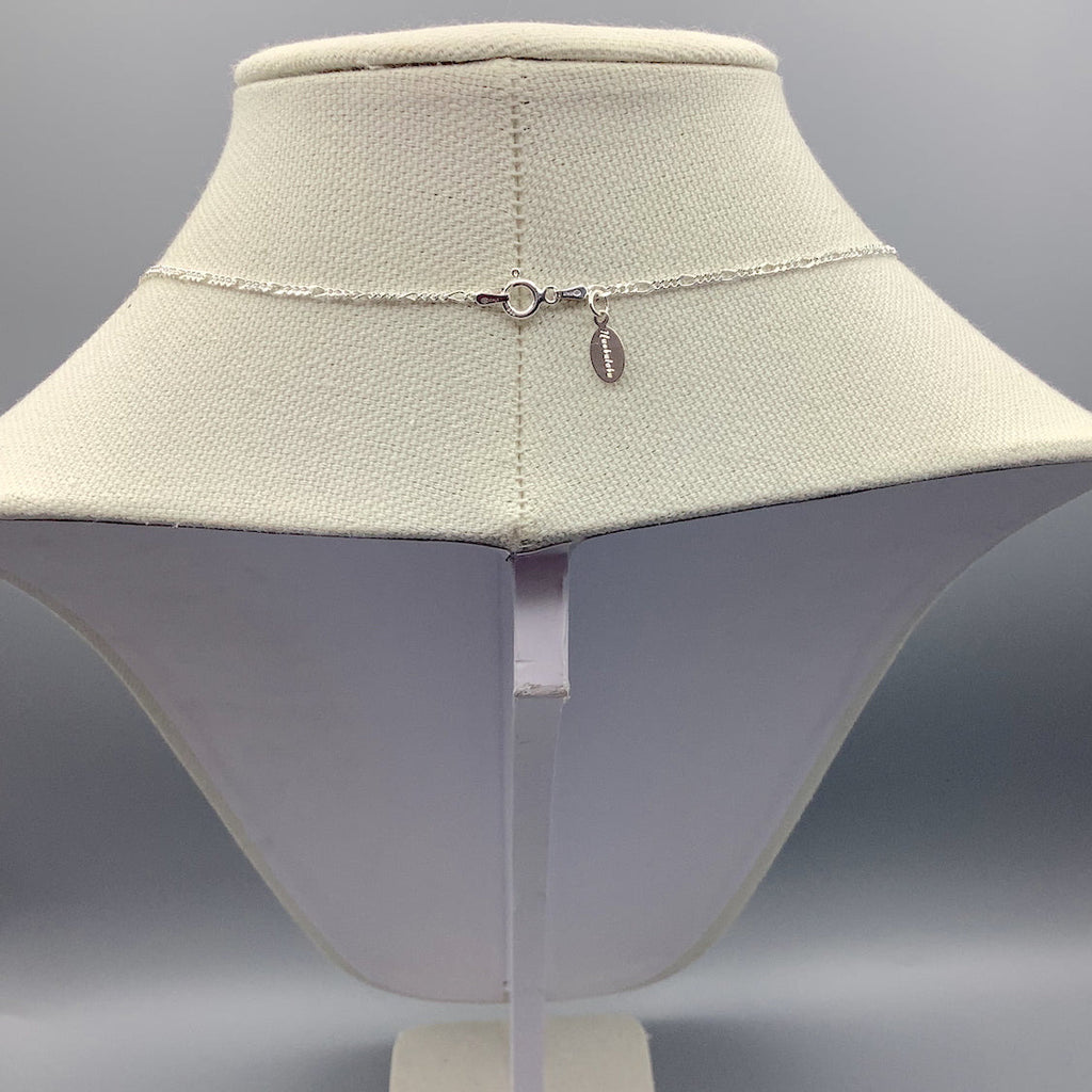 Freshwater Pearl and Natural Stone .925 Sterling Silver Necklace