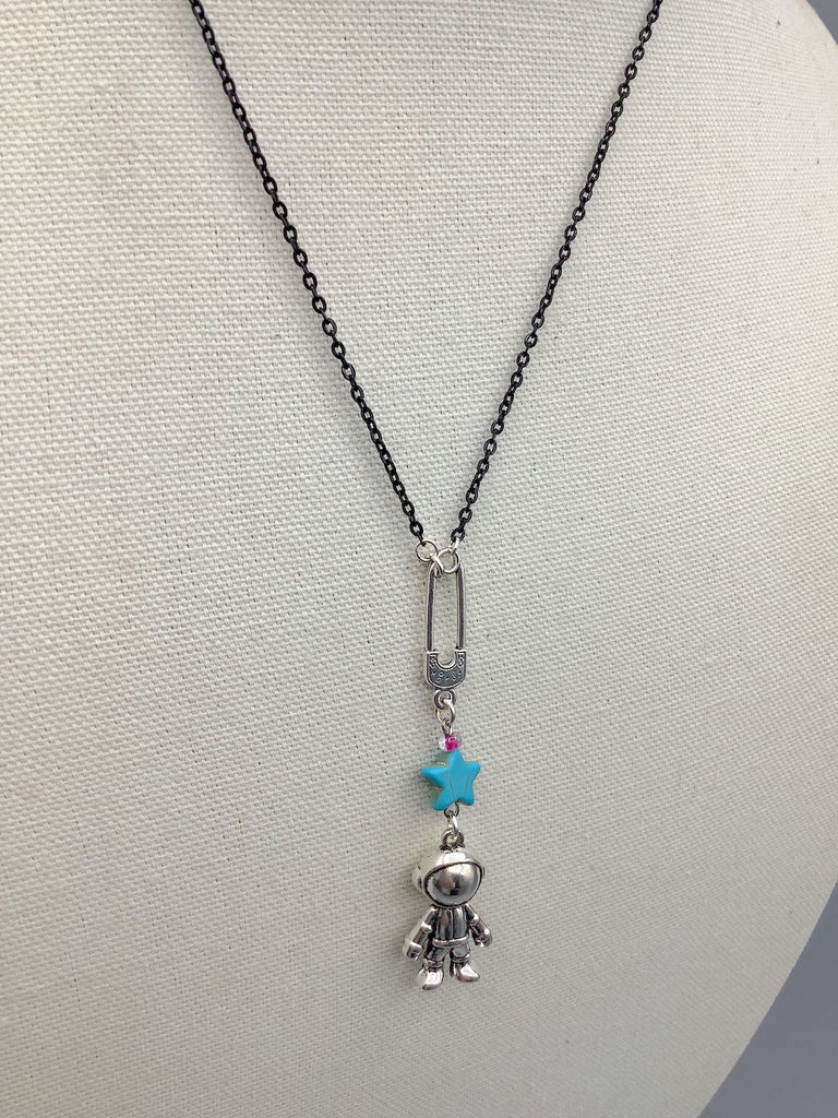 Turquoise Spaceman Necklace