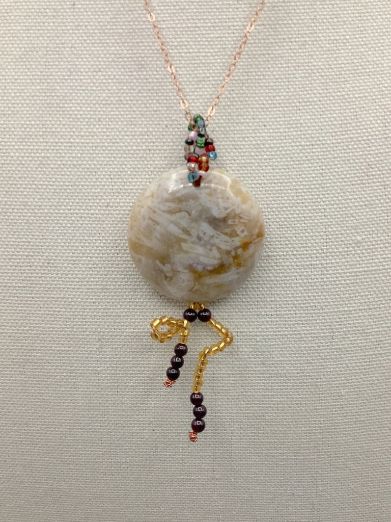 Jasper Pendant Necklace