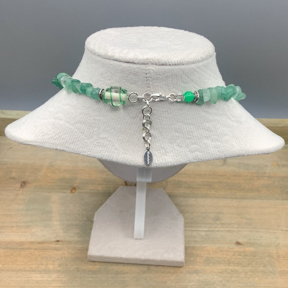 Deer Charm Pendant Beaded Necklace