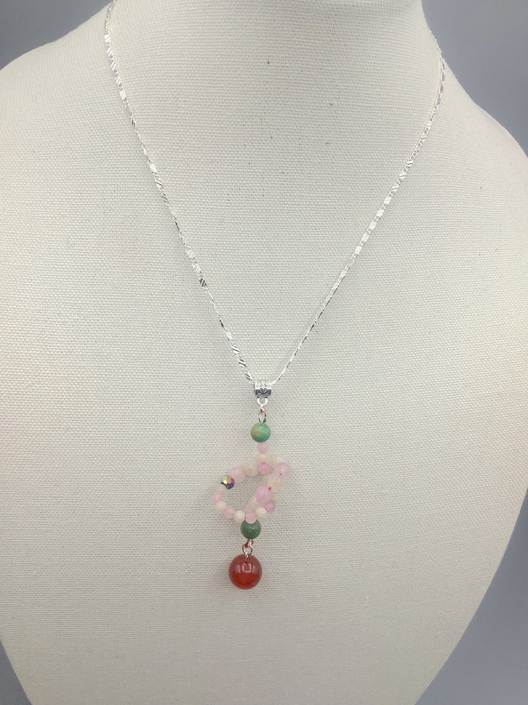 Agate and Quartz Necklace