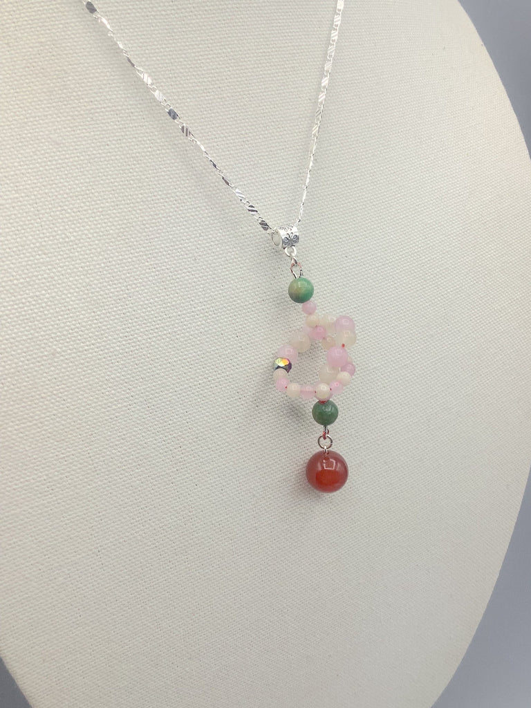 Agate and Quartz Necklace