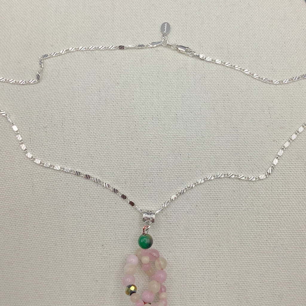 Agate and Quartz Necklace
