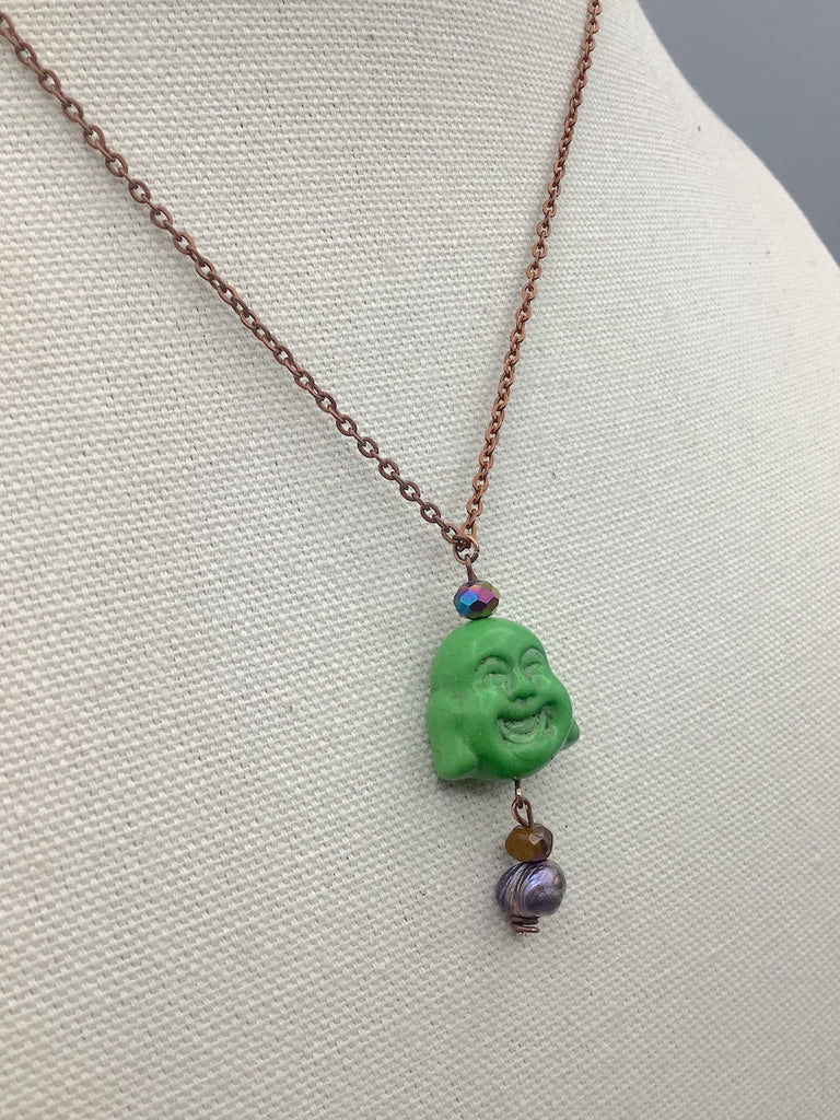 Laughing Buddha Necklace