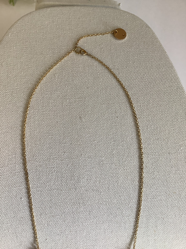 Agate Gold Necklace