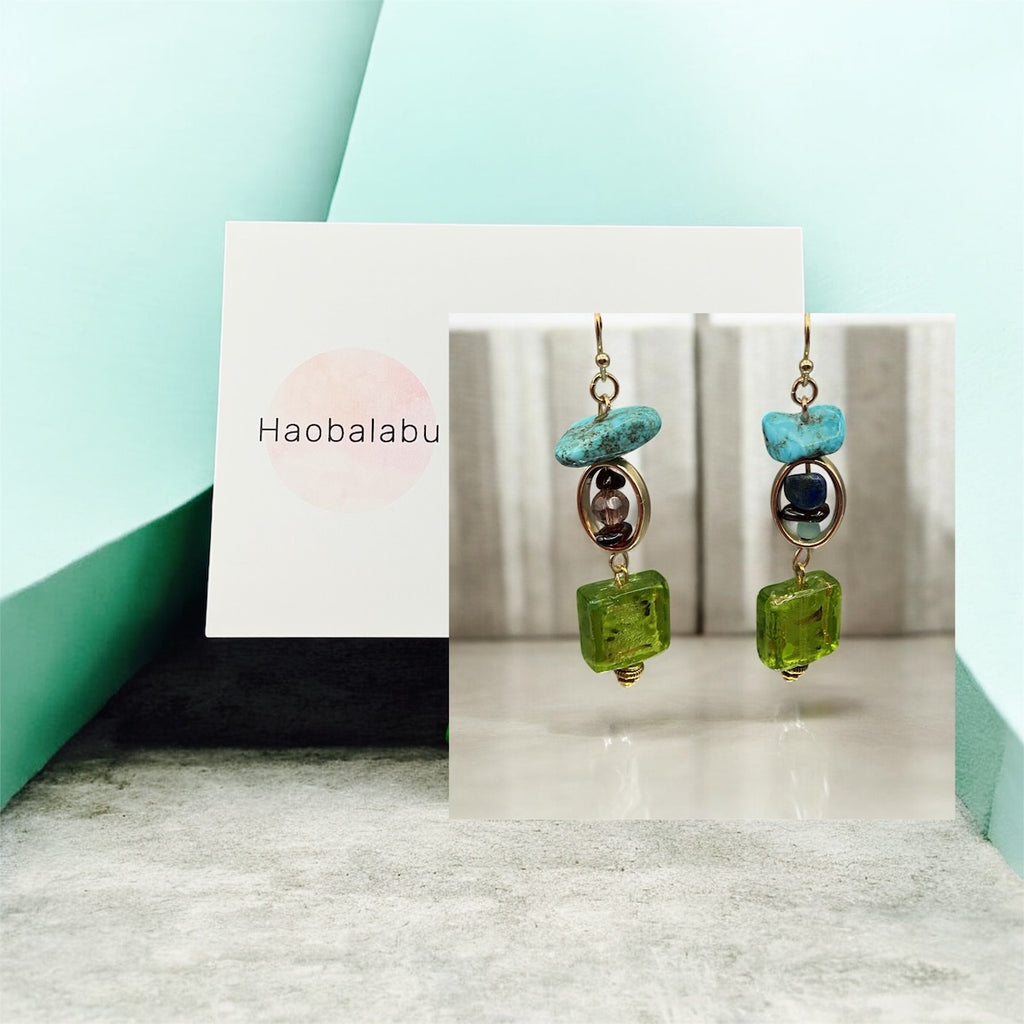 Turquoise Garden Earrings