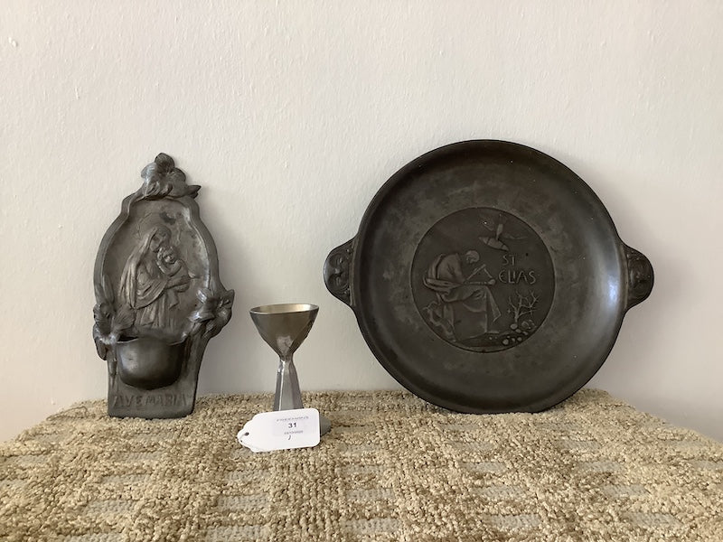 Kayserzinn Pewter Wares Set of 3 Pieces